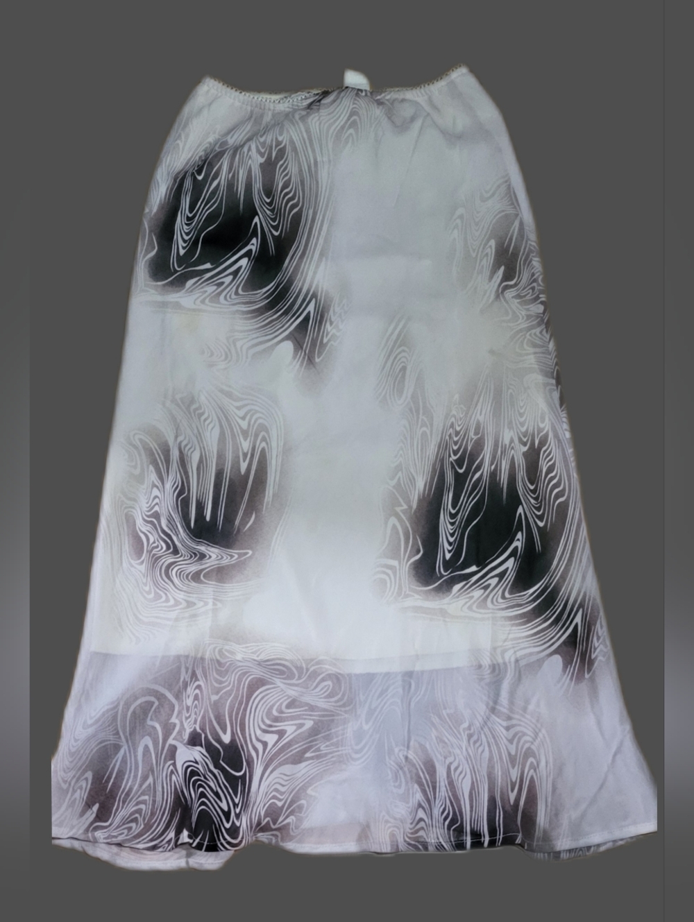 Xi Vintage Y2K Abstract Psychedelic Midi Skirt